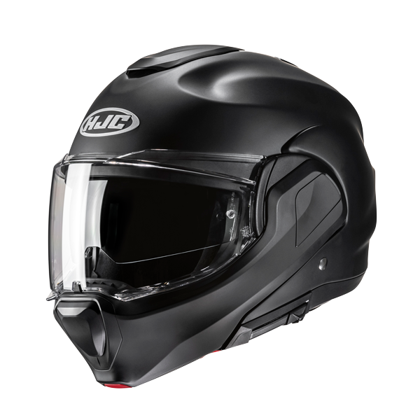 HJC F100 Klapphelm Unifarben Semi Matt Schwarz