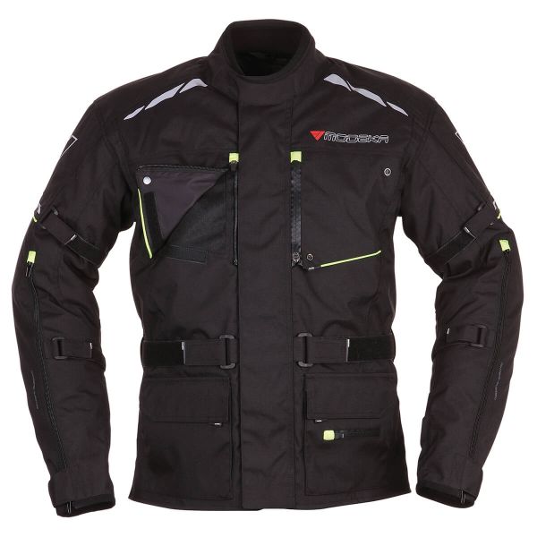 Modeka Crookton Textiljacke Schwarz