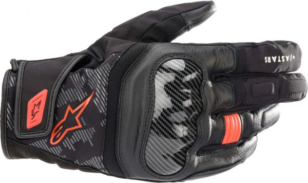 Alpinestars SMX Z Drystar Handschuhe Schwarz / Fluorot