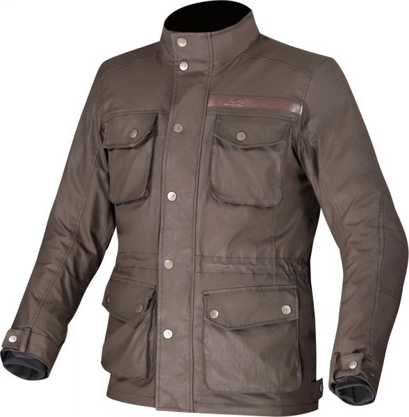 LS2 Liberty wasserdichte Motorradjacke Braun