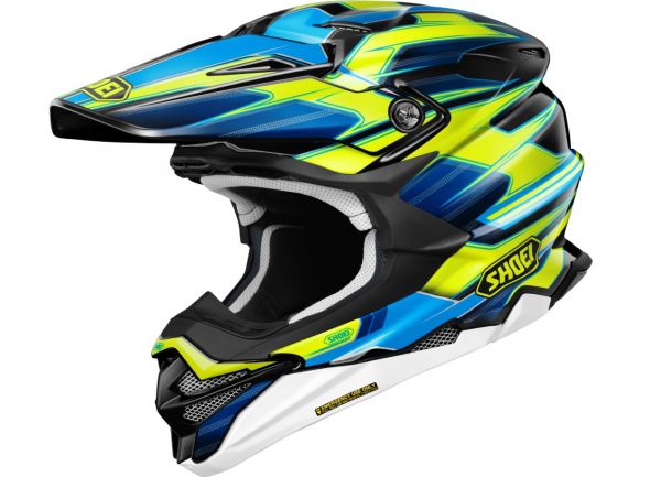 Shoei VFX-WR06 Offroadhelm Sparkle TC-3