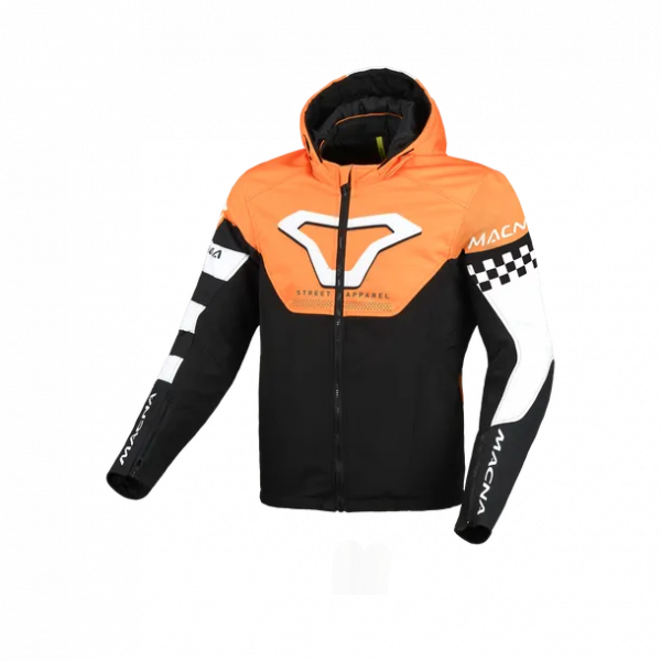 Macna Atracor H3 Textiljacke Orange / Schwarz / Weiß