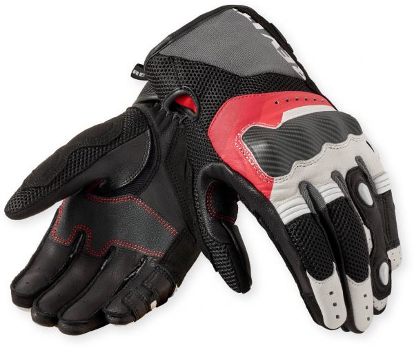 REV'IT! Blaze Motorradhandschuhe Weiß / Rot