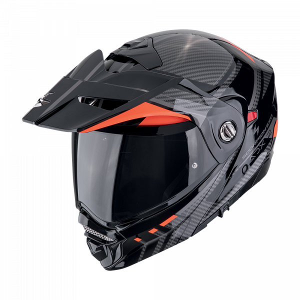 Scorpion ADX-2 Lewis Schwarz / Rot (ECE 22-06)