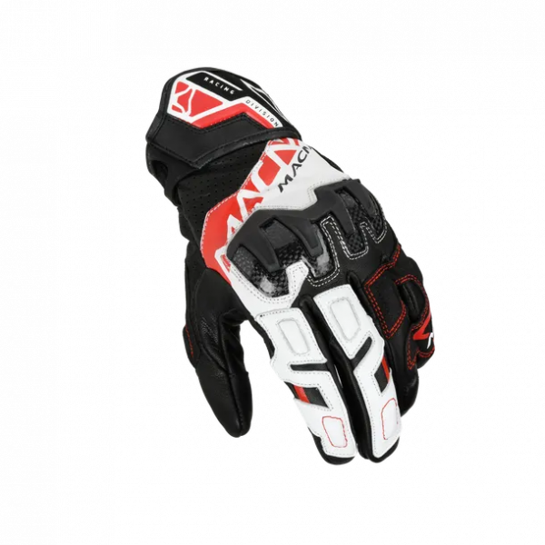 Macna Pelor Kurzhandschuhe Weiß / Schwarz / Rot