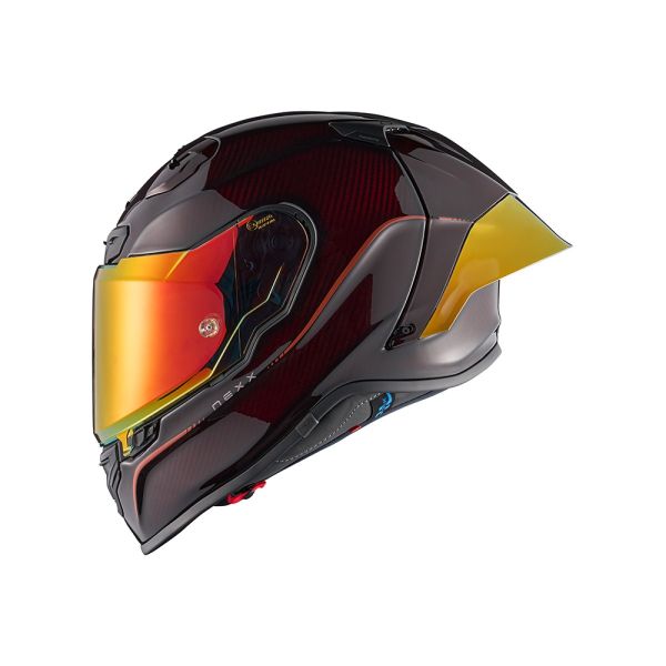 NEXX X.R3R Carbon Integralhelm Hagibis Carbon Rot