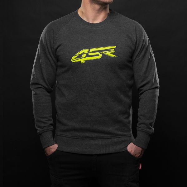 4SR Motorrad Sweatshirt Crack Yellow