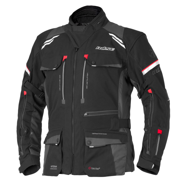 Büse Highland III Textiljacke Schwarz