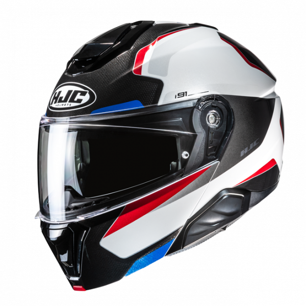 HJC i91 Klapphelm Felio MC21 Schwarz / Weiß / Rot / Blau