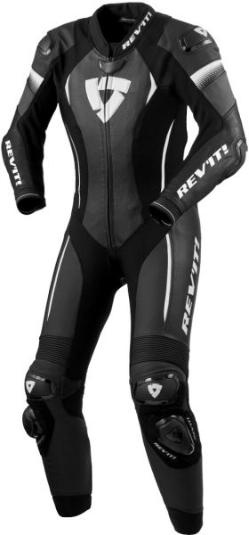 REV'IT! Xena 4 Lederkombi Einteiler Damen Schwarz / Weiß