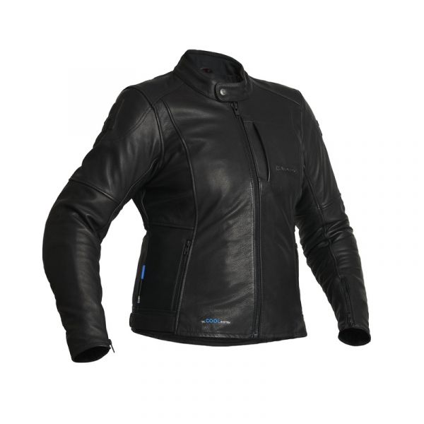 Halvarssons Vitsand Lederjacke Damen Schwarz