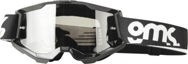 GMS Brille Strata 2 Schwarz / Silber verspiegelt