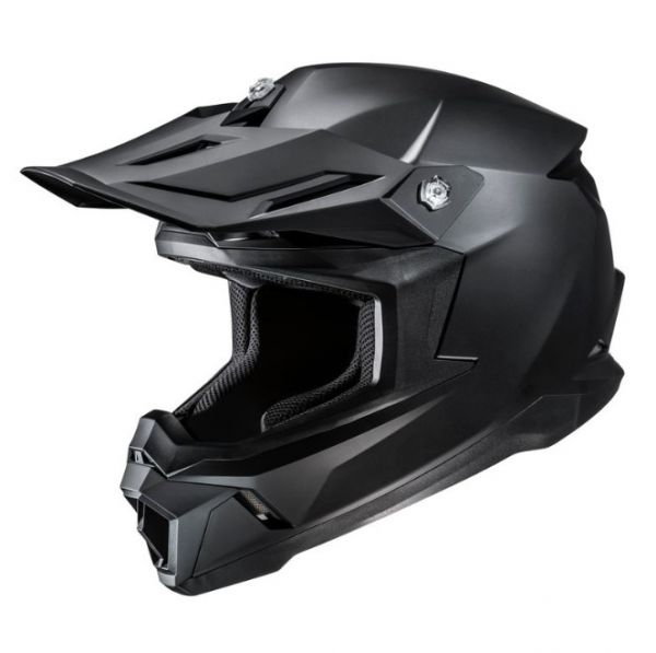 HJC C50 Offroadhelm Unifarben Matt Schwarz