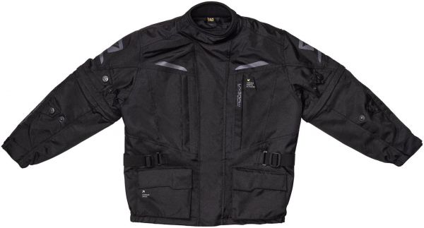 Modeka Tarex II Kids wasserdichte Textiljacke Schwarz