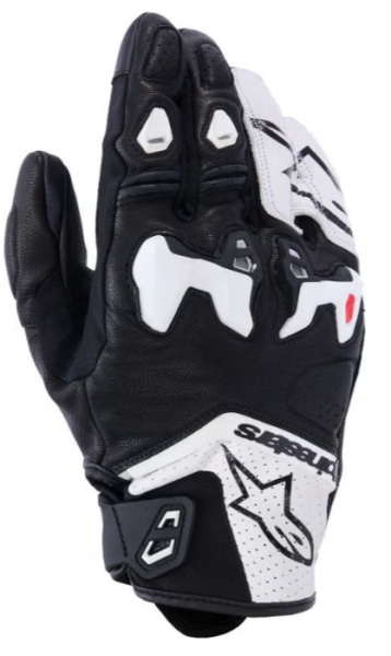 Alpinestars SP-R Tech Handschuhe Schwarz / Weiß