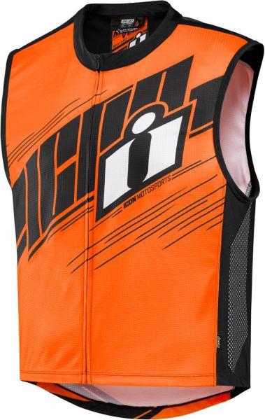 Icon Mil-Spec 2 Motorrad Weste Orange