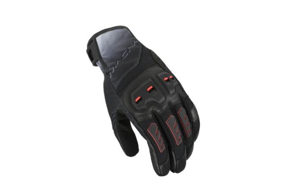 Macna Jugo 2.0 Kurzstulpenhandschuhe Schwarz / Rot