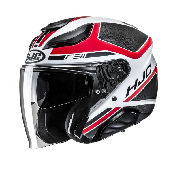 HJC F31 Jethelm Ceron MC1SF Weiß / Rot / Grau
