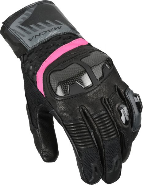 MACNA Chiza Handschuhe Damen Schwarz / Pink