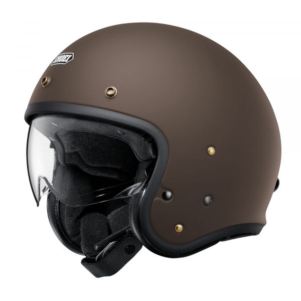 Shoei J.O2 Jethelm Unifarben Matt Brown