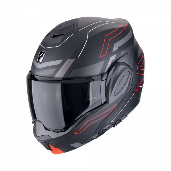 Scorpion Exo-Tech Evo Conquer Mattschwarz / Rot (ECE 22-06)