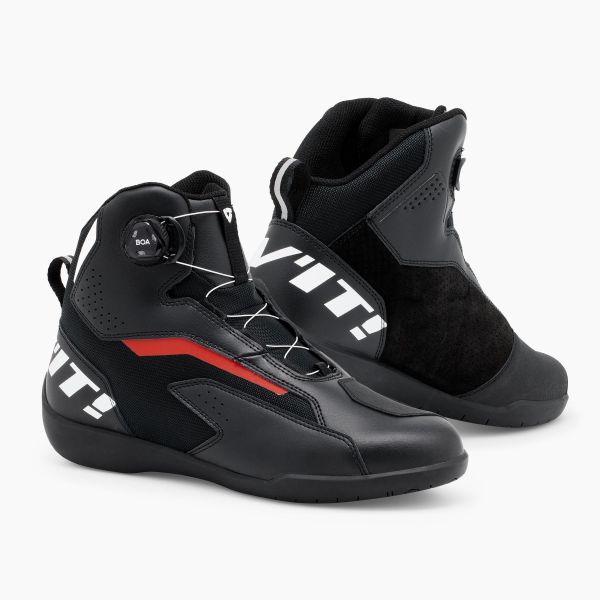 REV'IT! Jetspeed Pro Motorradschuhe Schwarz / Rot