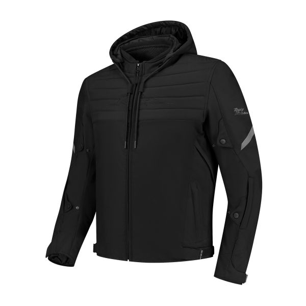 Rusty Stitches Liam Textiljacke Schwarz