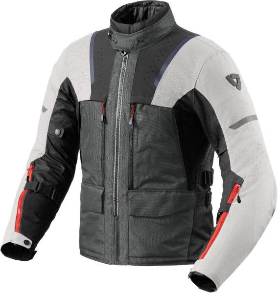 REV'IT! Offtrack 2 H2O Textiljacke Wasserdicht Silber / Anthrazit