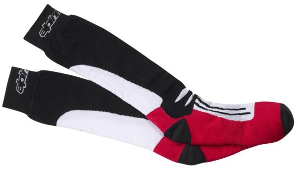 Alpinestars Racing Road Socken Schwarz / Rot