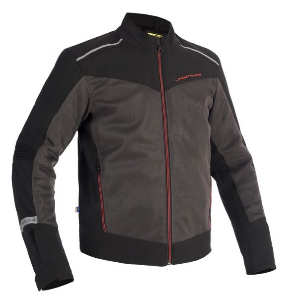 Lindstrands Delsbo Meshjacke Schwarz