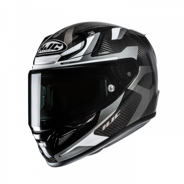 HJC RPHA 12 Carbon Integralhelm Xentra MC5 Schwarz / Weiß / Grau