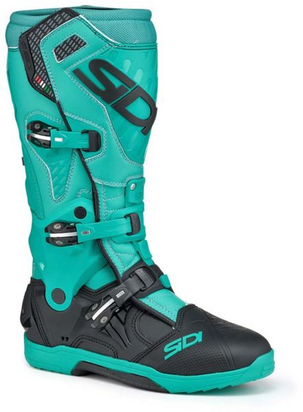 Sidi Crossair Crossstiefel Schwarz / Mint