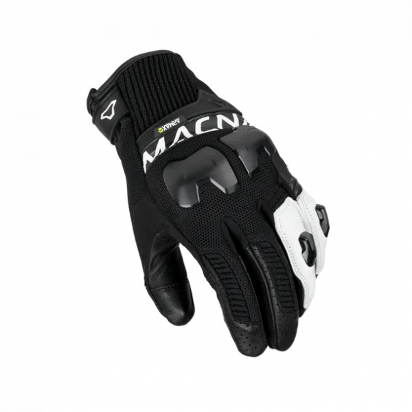 Macna Torvex Kurzhandschuhe Schwarz / Weiß