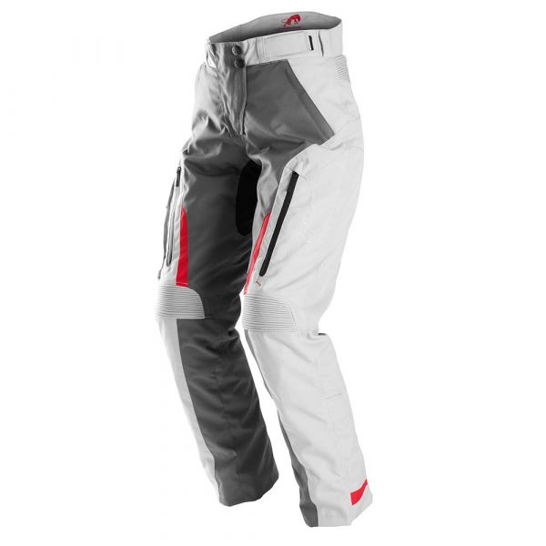 Furygan Killington Lady Textilhose Damen Grau Weiß Rot