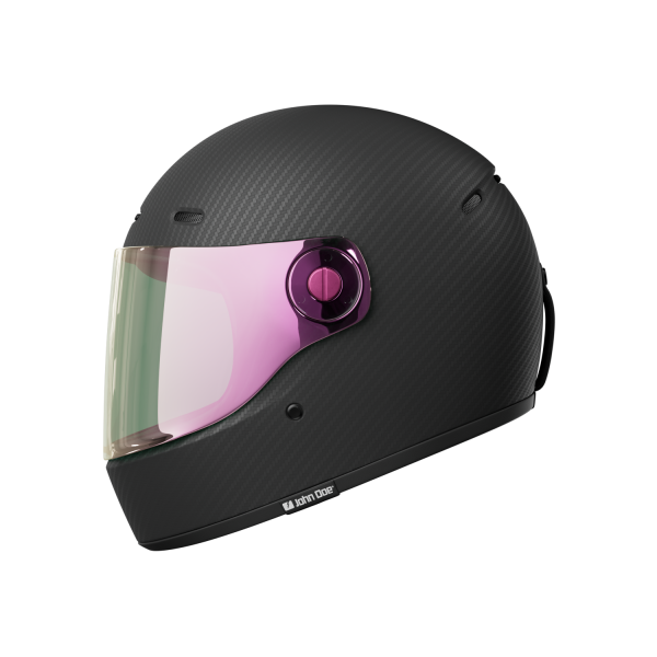 John Doe JD/ONE Motorradhelm Frozen Carbon