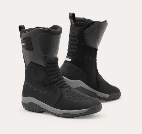 REV'IT! Boundless H2O Motorradstiefel Wasserdicht Schwarz