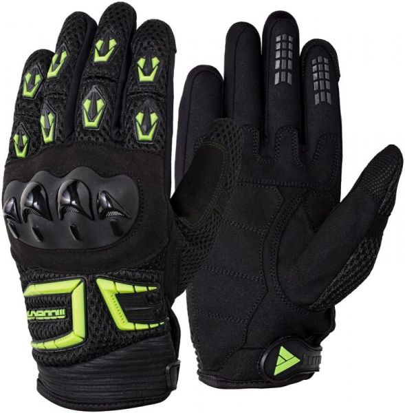 Modeka MX Top II Handschuhe Schwarz / Gelb