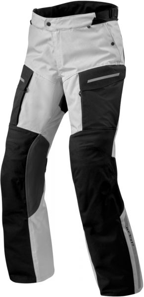 REV'IT! Offtrack 2 H2O Textilhose Wasserdicht Schwarz / Silber