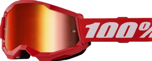 100% Brille Strata 2 Rot / Rot verspiegelt