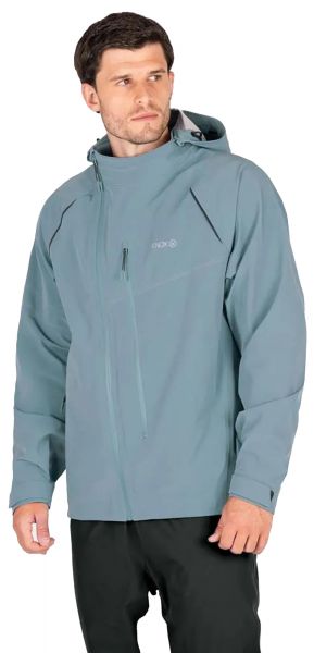 Knox Impass Motorrad Regenjacke Blau