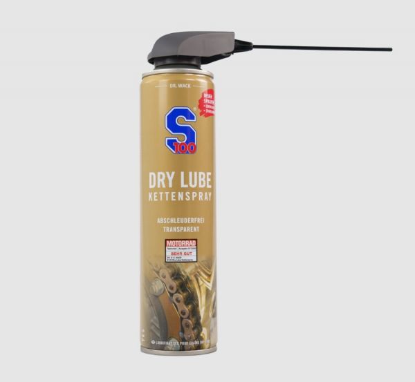 S100 Dry Lube Kettenspray 400ml - neuer Sprühkopf