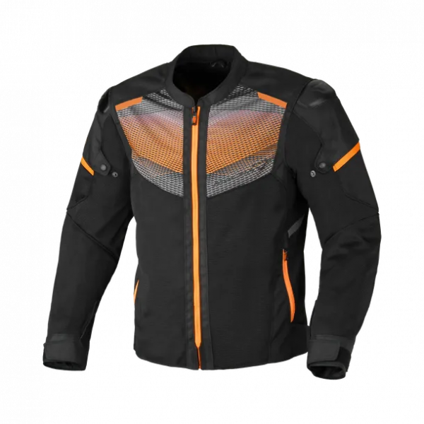 Macna Orcano 2.0 Mesh-jacke Schwarz / Orange