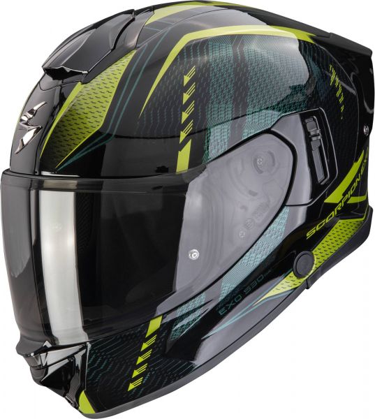 Scorpion Exo-530 Air Theras Integralhelm Schwarz Grün