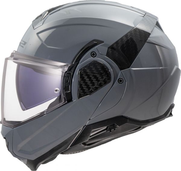 LS2 FF910 Advant II Klapphelm Solid Nardo Grau - ECE 22-06