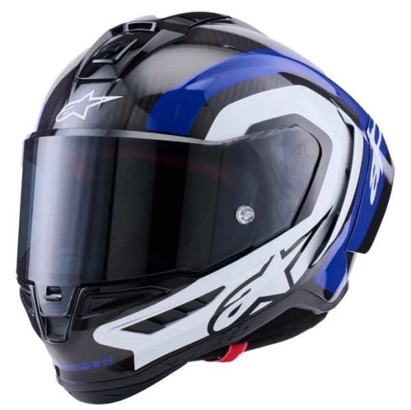 Alpinestars Supertech R10 Integralhelm Arius Schwarz Weiß Blau