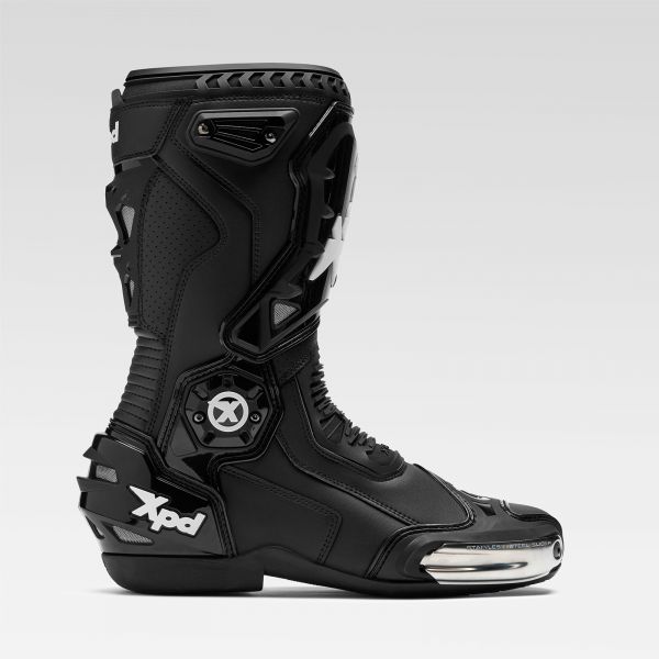 XPD XP6-S Motorradstiefel Schwarz