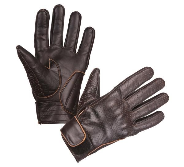 Modeka Hot Classic Handschuhe Dunkelbraun
