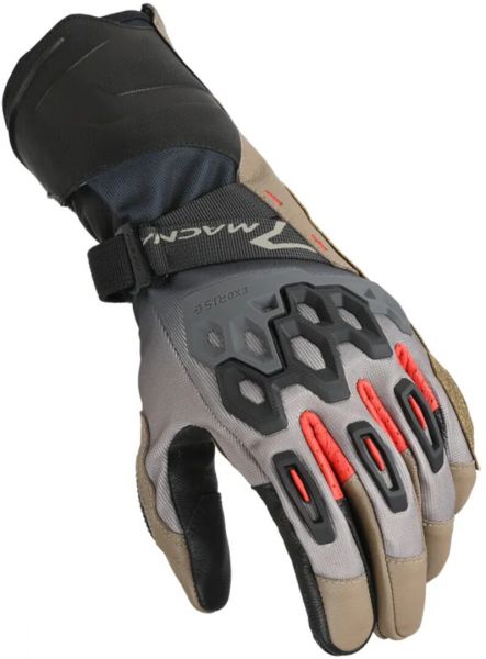MACNA Tanamax Handschuhe Schwarz / Taupe