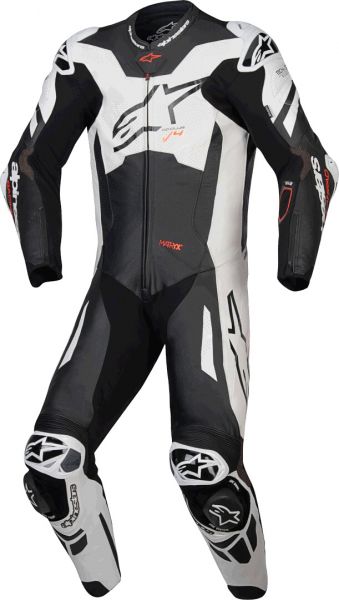 Alpinestars GP Plus V4 Sprint Lederkombi Einteiler Schwarz / Weiß
