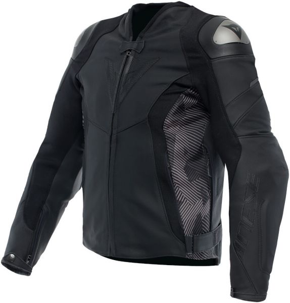 Dainese AVRO 5 Lederjacke Schwarz / Anthrazit